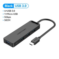 Vention USB C HUB Hub Type C USB Splitter Thunderbolt 3 USB-C Dock Adapter OTG Hub 5 พอร์ต USB Type 