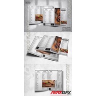 Multipurpose Food Menu Design A4 & US Letter 4TCWPE2[download]