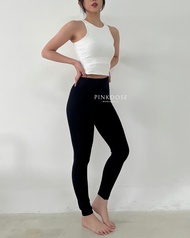 Legging Wanita Tebal Premium Polos Panjang Import Leging Dewasa Anti Nyeplak