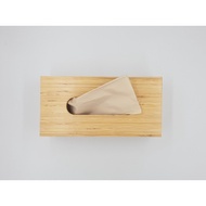 Natural bamboo tissue box, rectangular bamboo tissue box