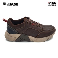 LEGEND-114 Coffee Men's Leather Casual Shoes