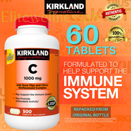 60 Tablets - Kirkland Vitamin C 1000 mg AUTHENTIC I Imported from USA I Supports the Immune System I Promotes Antioxidant ActivityI USP Verified I Imported from USA