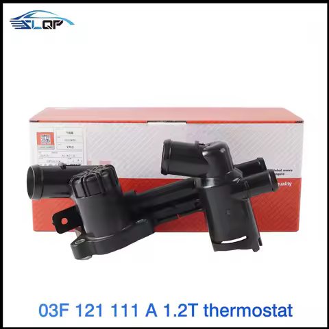 03F121111A 1.2T twin-core Thermostat Assembly For VW Beetle Caddy Jetta POLO YETI Touran Golf MK6 Fa