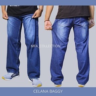 Skena Baggy Jeans Korean style Baggy Jeans Wisker Baggy Jeans