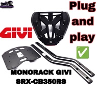 SRX MONORACK (S-CB350RS GIVI ADVANCE MONORACK CB350RS ACCESSOIRES MOTOR BOX CB350RS RACK ADVANCE RAC