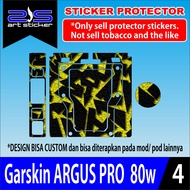 SKIN Sticker Garskin Argus Pro 80w Red Black
