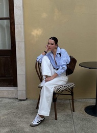 Maynita - Striped shirt เชิตลายทาง