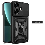 Armor Shockproof Phone Case For Infinix Hot 30 4G Case Camera Protect Ring Holder Back Cover For Inf