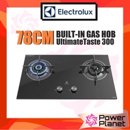 Electrolux 78cm UltimateTaste 300 built-in gas hob with 2 cooking zones EHG7230BE | EHG8241GE 80cm B
