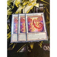 Genuine Yugioh card Crimson Dragon L5DD-ENY41