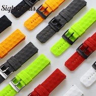 Sight Focus 24mm Silicone Rubber Watch Strap For Suunto 9 / Baro Watch Band Suunto 7 Watchband Spartan Watch Band Traverse Strap
