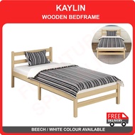 [Bulky]Furniture Specialist KAYLIN WOODEN BED FRAME (SINGLE/QUEEN SIZE AVAILABLE)