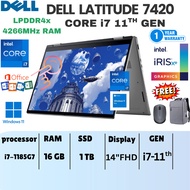 Dell Latitude 7420 2-in-1 Touchscreen11th Gen Laptop Core i7-1185G7 14" FHD IPS  16GB RAM 1TB SSD