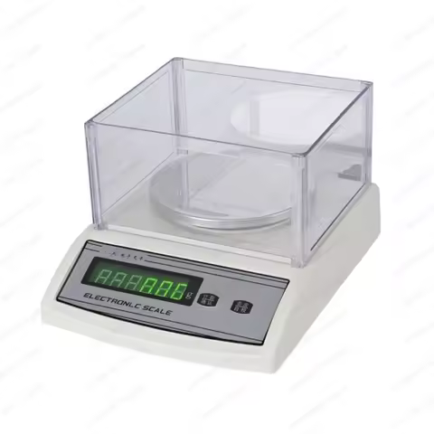 Rechargeable 0.001g Analytical Balance, Portable Jewelry Scale for Gold & Gemstones, 0.01g Precision