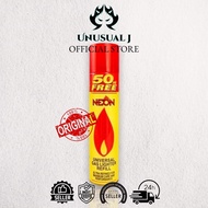Unusual J Ready Stock 100% Plastic Tip Original NEON UNIVERSAL GAS LIGHTER REFILL 300ML+FREE50ML