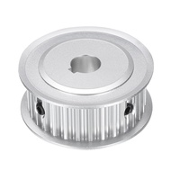 uxcell 5M-30T-1/2B Timing Belt Pulley 1/2" Bore, 30 Teeth Aluminum Alloy Synchronous Wheel with Keyw