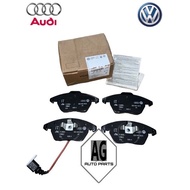 ( 100% ORIGINAL ) FRONT BRAKE PAD WITH SENSOR VOLKSWAGEN PASSAT CC BEETLE TOUAREG GOLF MK5 JETTA ( 3