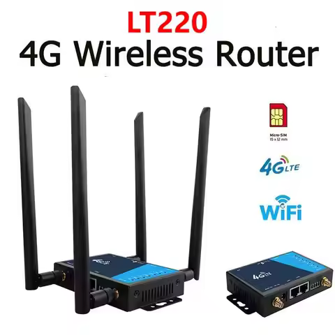 4G LTE Router Industrial Grade 4G Wireless Router 300Mbps 4G LTE CAT6 SIM Card Router Firewall Prote