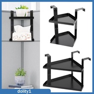 [Dolity1] Office Cubicle Shelf Storage Organizer Rack 2 Tier Office Cubicle Accessories Sturdy Cubic
