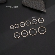 1PC 16G/18G/20G Implant Grade Titanium Hinged Hoop - Cartilage Hoop, Nose Piercing, Septum Ring, Sea