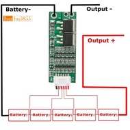 5S 21V 56A Lithium-Ion Battery Charging Protection Board+Cable Supporting Short Circuit/Overload/Ove