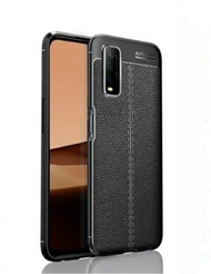 Vivo Y12S Case Auto Focus Leather Silikon Soft Case Vivo Y12S