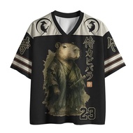 2026 Tokyo Japan Fun 3DV Neck Sports Fitness T-shirt for Men and Women, Children's Parent Child Wear