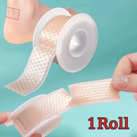 Silicone Gel Blister Bandages - Transparent Heel Protector Tape for Foot, Hand & Toe, Shoe Friction