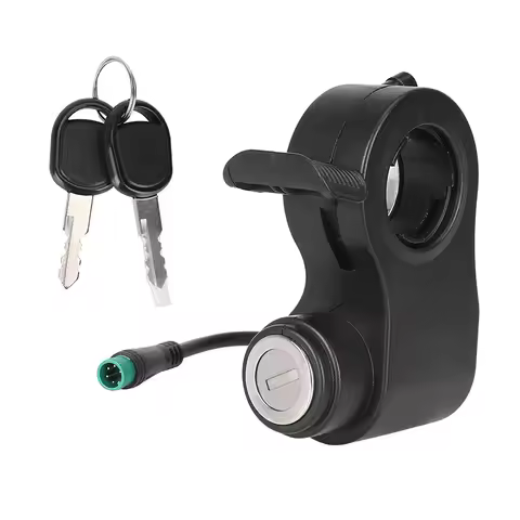 E-Scooter Ignition Lock with Keys E-scooter Throttle Accelerator Power Switch for Kukirin G2 Pro/Max