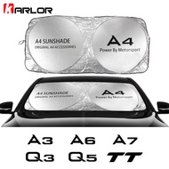Car Windshield Sun Shade Cover Parasol Accessories For Audi A4 B8 B9 B7 A3 8P 8V 8L A6 C6 C7 A5 A7 A