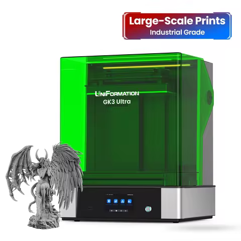 UniFormation GK3 Ultra 13.5-Inch Large Resin 3D Printer 16K High-Resolution LCD 3D Resin Printer Big