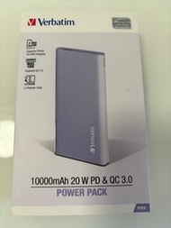 verbatim Power Bank 10000mah 紫色