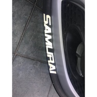 Sticker Samurai Kereta Proton Perodua Honda Toyota Nissan Sticker Cermin Depan Lori