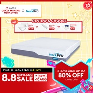 NeckPro Ergology Full Foam Mattress | 10 Inches (25cm) | HD PU Foam | Extreme Cool 6X Fabric | Vacuu
