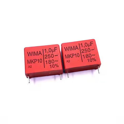 2PCS/15PCS Germany WIMA 105 250V 1.0UF 250V 1UF 105K 10% MKP10 Pitch 22.5mm Audio DIY Film Capacitor