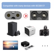 [WFDRESS] EU AC Power Cable Figure 8 IEC320 C7 to Euro Eu European 2 pin AC Plug Power Extension Cor