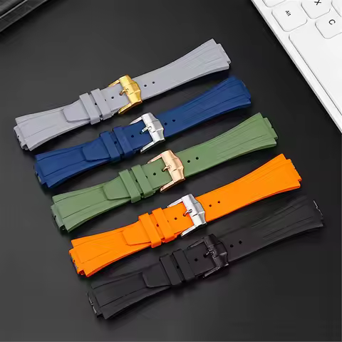 Premium Fluoro Rubber Watch Band for Casio G-SHOCK GA-2100 2110 GM-110 GM-5600 Men Sport Silicone Me
