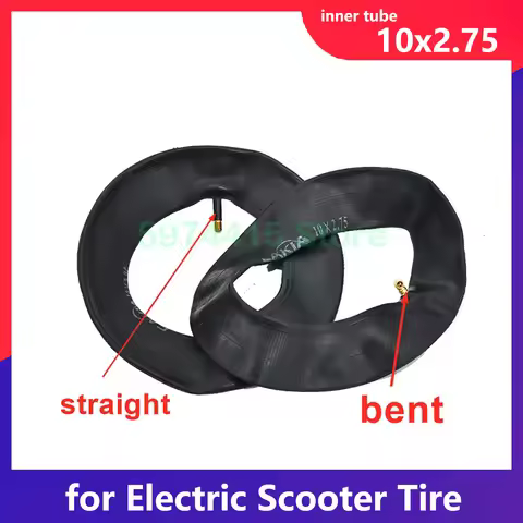 10 Inch Electric Scooter 10x2.75 Inner Tube Bend And Straight For 10x2.75-6.5 10x2.70-6.5 Tires