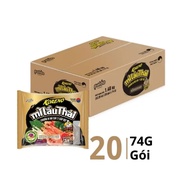 Carton of 20 packs of koreno Thai Hot Pot Noodles x 74g