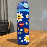 OWALA Freesip แก้วน้ำสแตนเลสกันความร้อนพร้อมสตั๊ด 6 ชั่วโมง สำหรับกีฬาและใช้ในรถ แก้วน้ำแบบลำลอง แก้