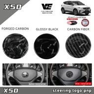 Vemart proton x50 car steering logo emblem frame interior accessories