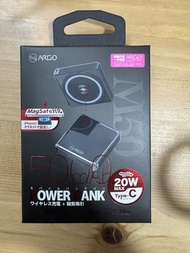 ARGO M50 5000mAh 20W Type-C 無線充電行動電源