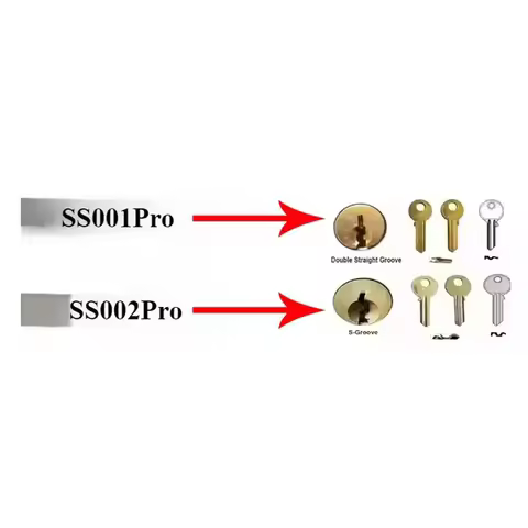 Locksmith Tools Lishi 2 in 1 Key Car Decoder Home Door Civil Lock Kit SS001Pro SS002Pro SS001 SS002