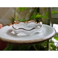 999 Pure Silver Lining Bangle 999 足银流沙线条银手镯