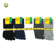 [Made In Taiwan] Oral Pure Cotton 3/4 Five-Toed Socks Foot Odor 24~26cm Large Size OL-555-1 [Dlala]