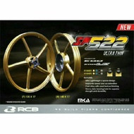 SPORT RIM RCB SP522 EGO/NOUVO-S/EGO-S/EGO S FI=120X17/140X17 (MATT BK/GOLD)