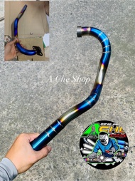 Cổ Pô Ex 150 inox xi mạ titan Vân sâu đẹp