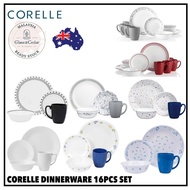 (IMPORTED) Corelle Dinner Set 16pc Dinner Set - corelle terrazzo , corelle winter frost , corelle secret garden