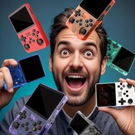 R36s Open Source Handheld Android System Long Battery Life Double Online Handheld Game Console Whole