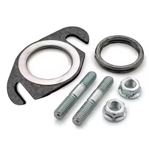 New Screw Double Punch 50 Muffler Gasket Kit For Suitable 2T 50cc 2T Roller Exhaust Pipe Gasket
